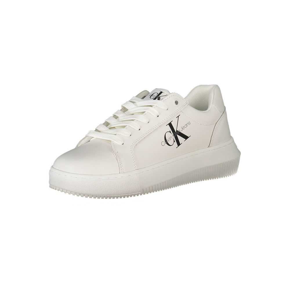 Calvin Klein White Polyester Women Sneaker - Luxe Nova