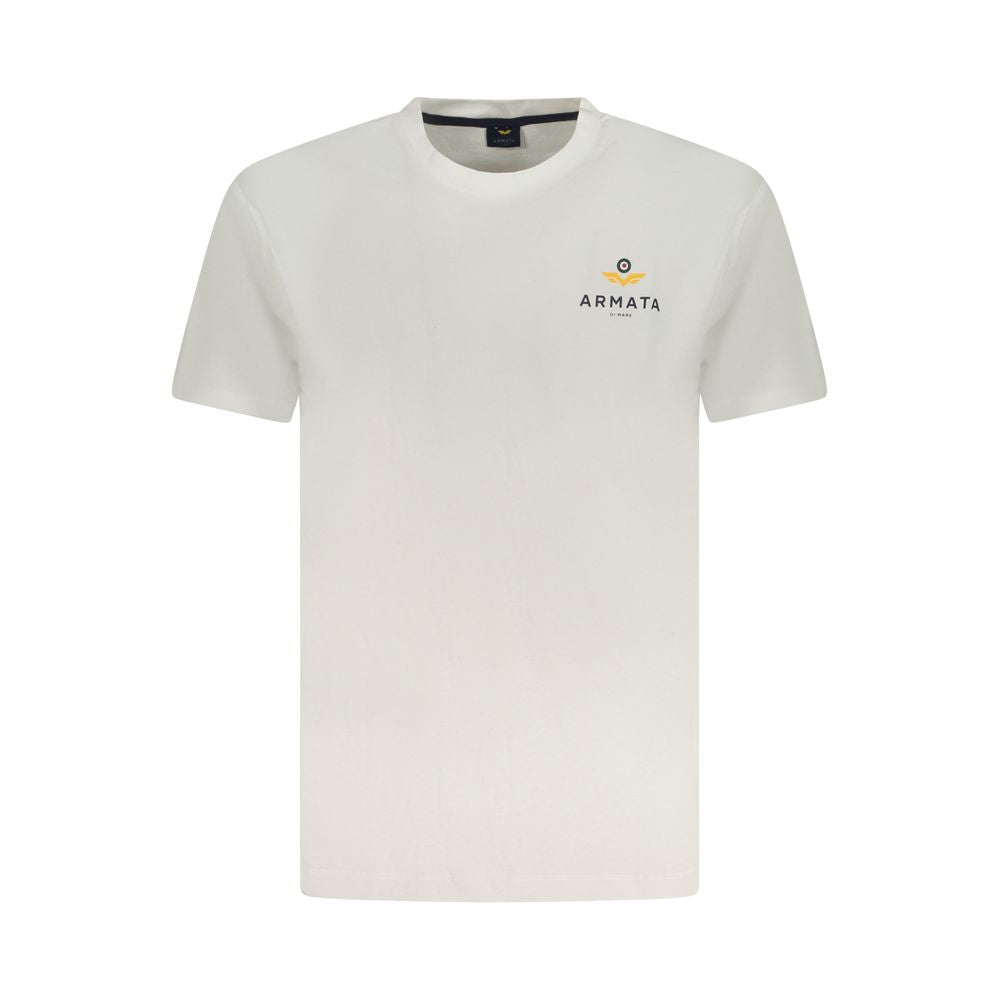 Armata Di Mare Bianco Cotton Men T-Shirt - Luxe Nova