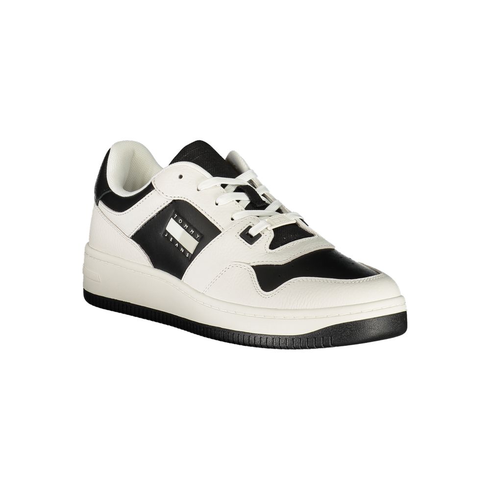 Tommy Hilfiger Bianco Polyurethane Men Sneaker - Luxe Nova