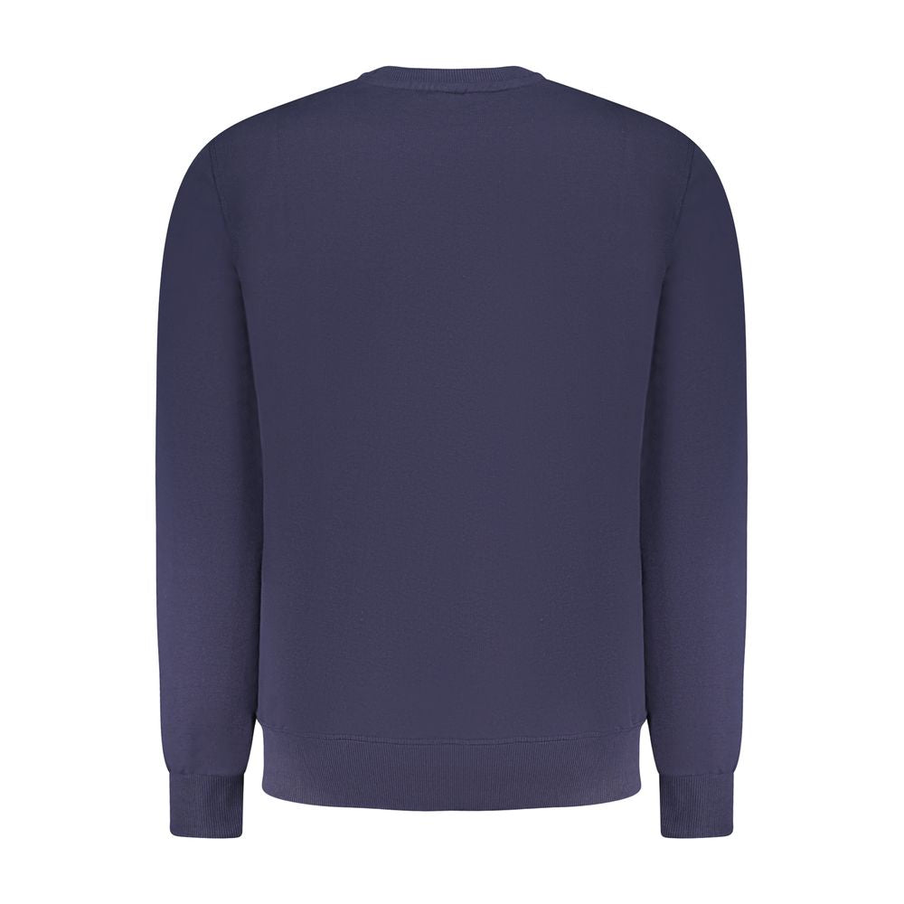 North Sails Blue Cotton Men Sweatshirt - Luxe Nova