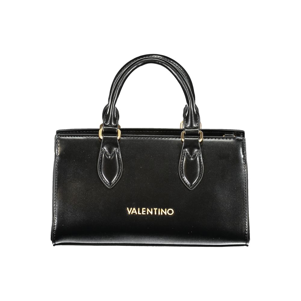 Mario Valentino Black Polyurethane Women Handbag - Luxe Nova