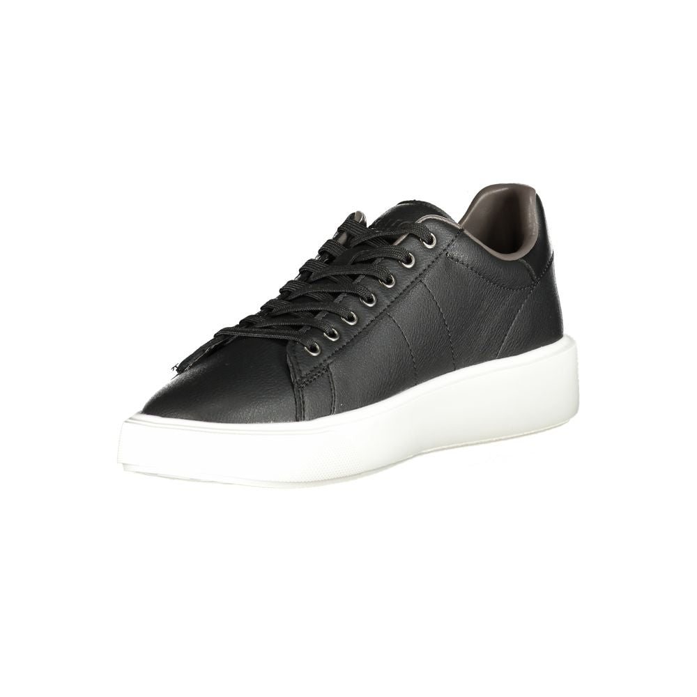 Blauer Black Polyurethane Men's Sneaker - Luxe Nova