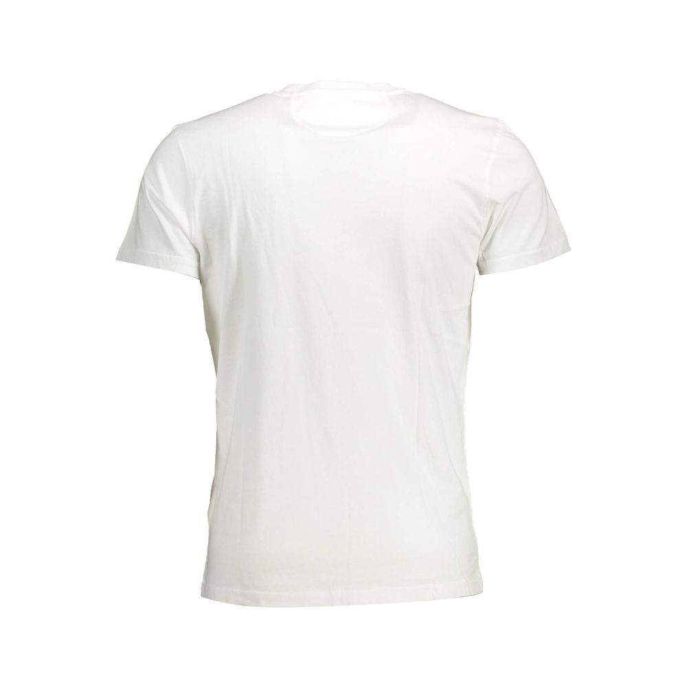 La Martina Bianco Cotton Men T-Shirt - Luxe Nova
