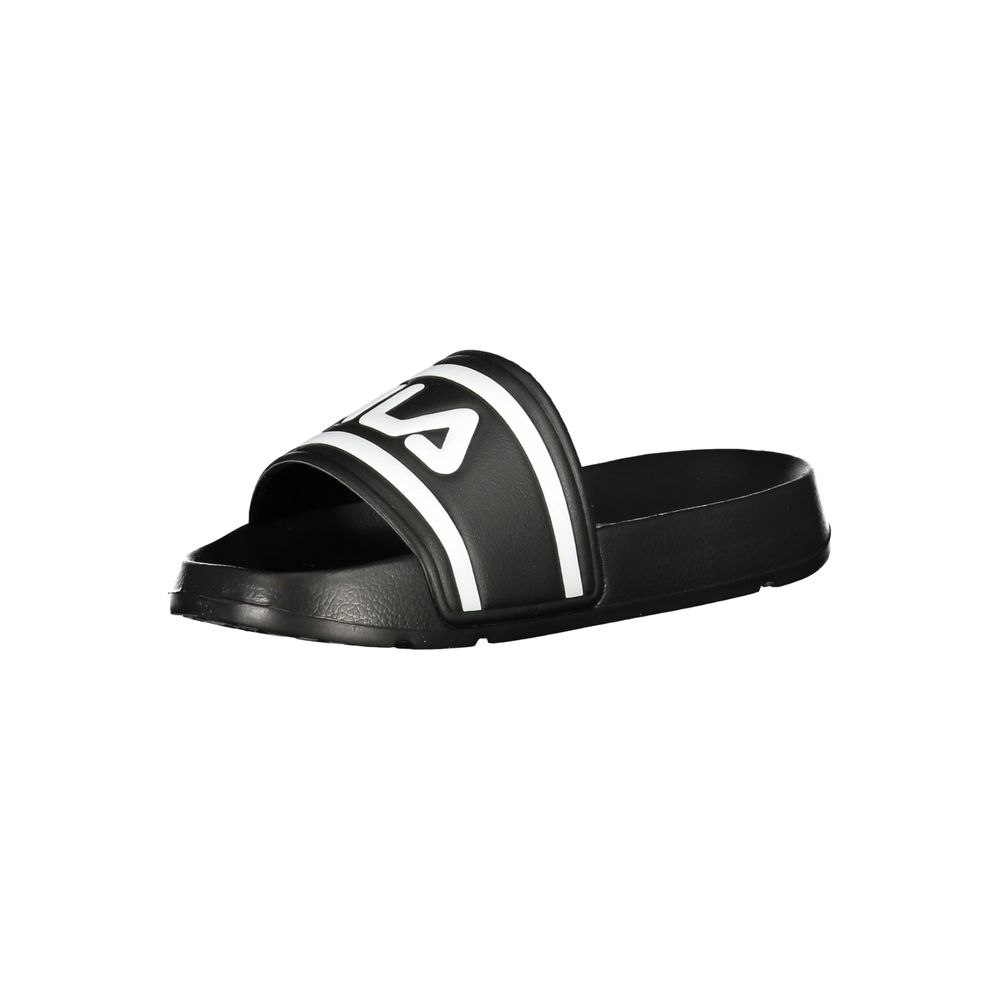 Fila Black Polyurethane Women Slipper - Luxe Nova