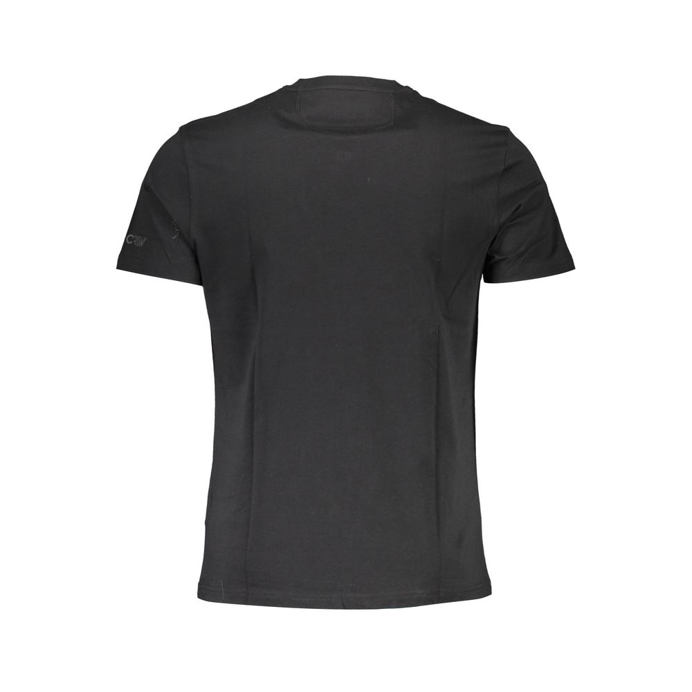 La Martina Black Cotton Men's T-Shirt - Luxe Nova