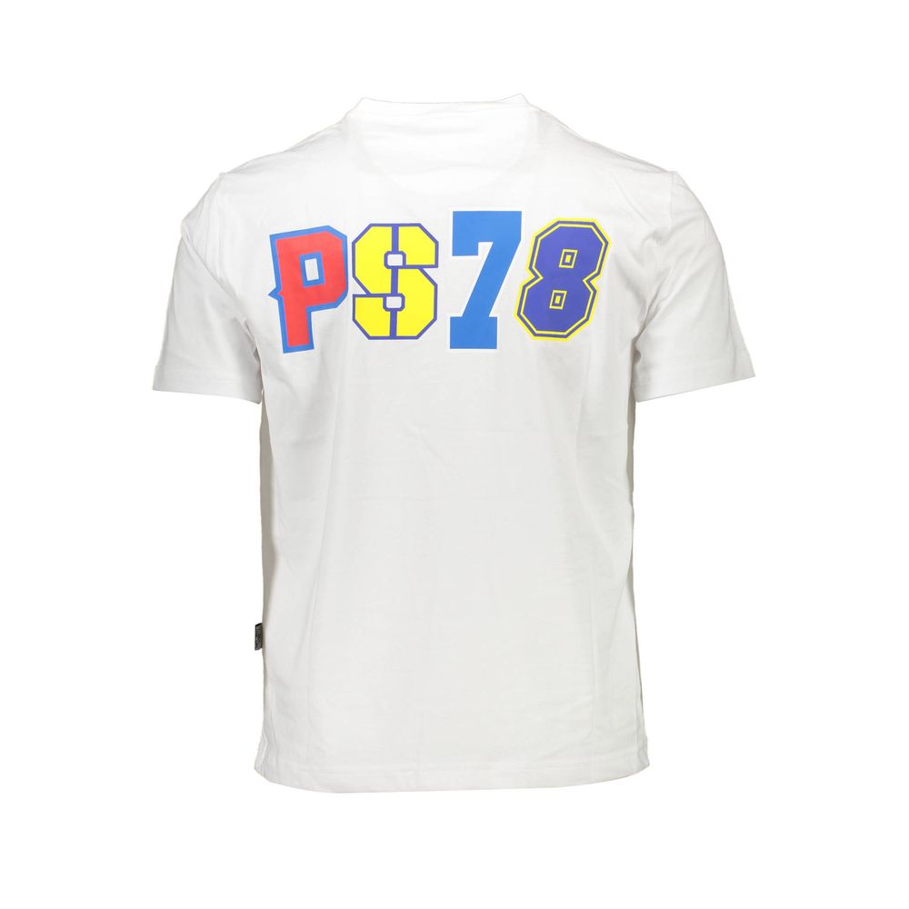 Plein Sport White Cotton Men's T-Shirt - Luxe Nova