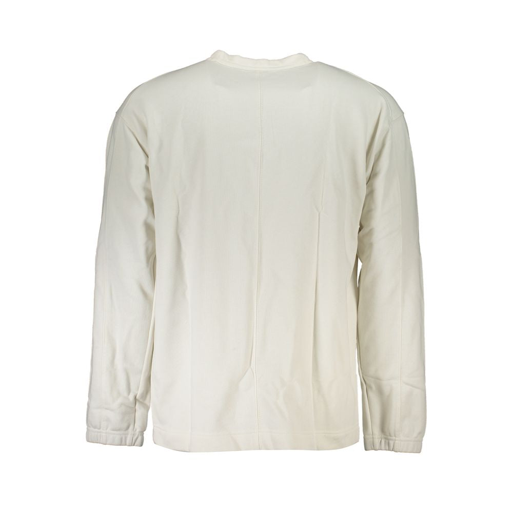 Calvin Klein White Cotton Men Sweater - Luxe Nova