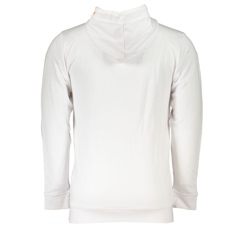 Cavalli Class Bianco Cotton Men Sweatshirt - Luxe Nova