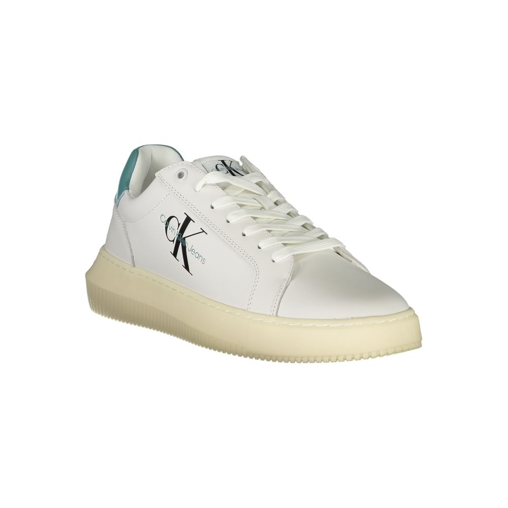 Calvin Klein White Leather Men's Sneaker - Luxe Nova