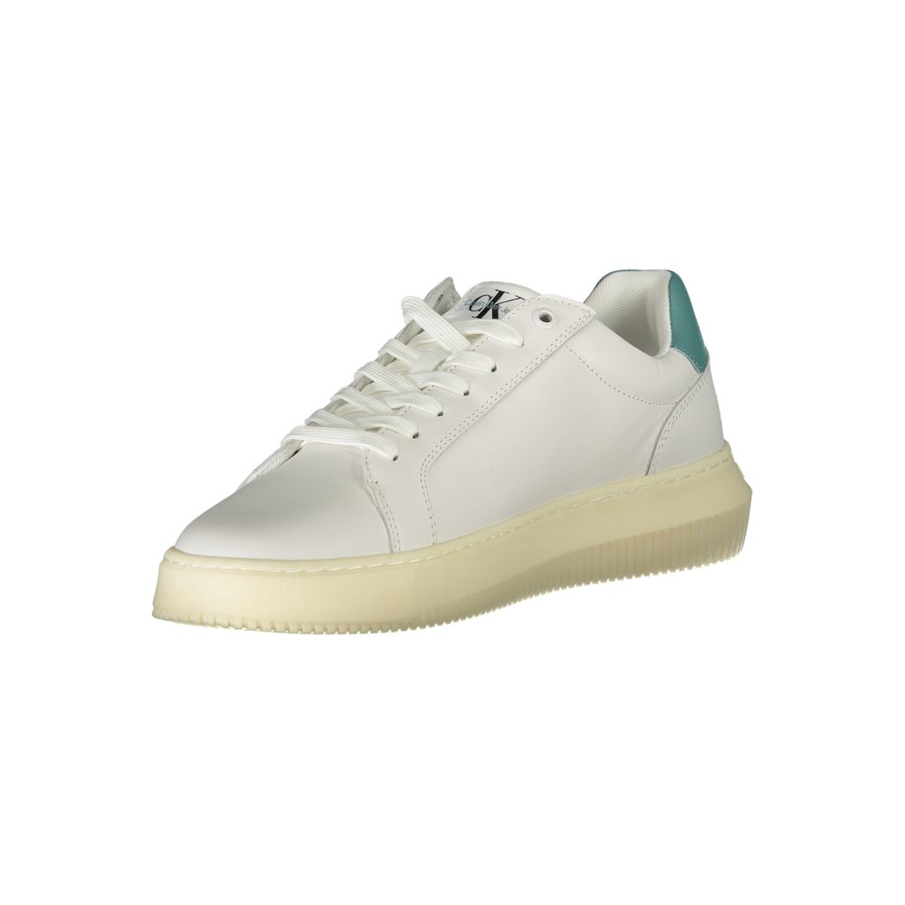 Calvin Klein White Leather Men's Sneaker - Luxe Nova