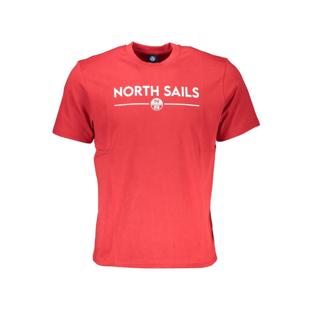 North Sails Rosso Cotton Men T-Shirt - Luxe Nova