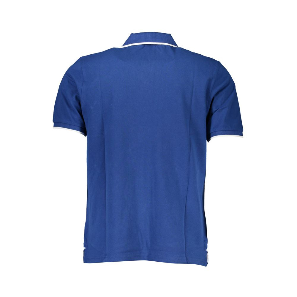 North Sails Blue Cotton Men Polo Shirt - Luxe Nova