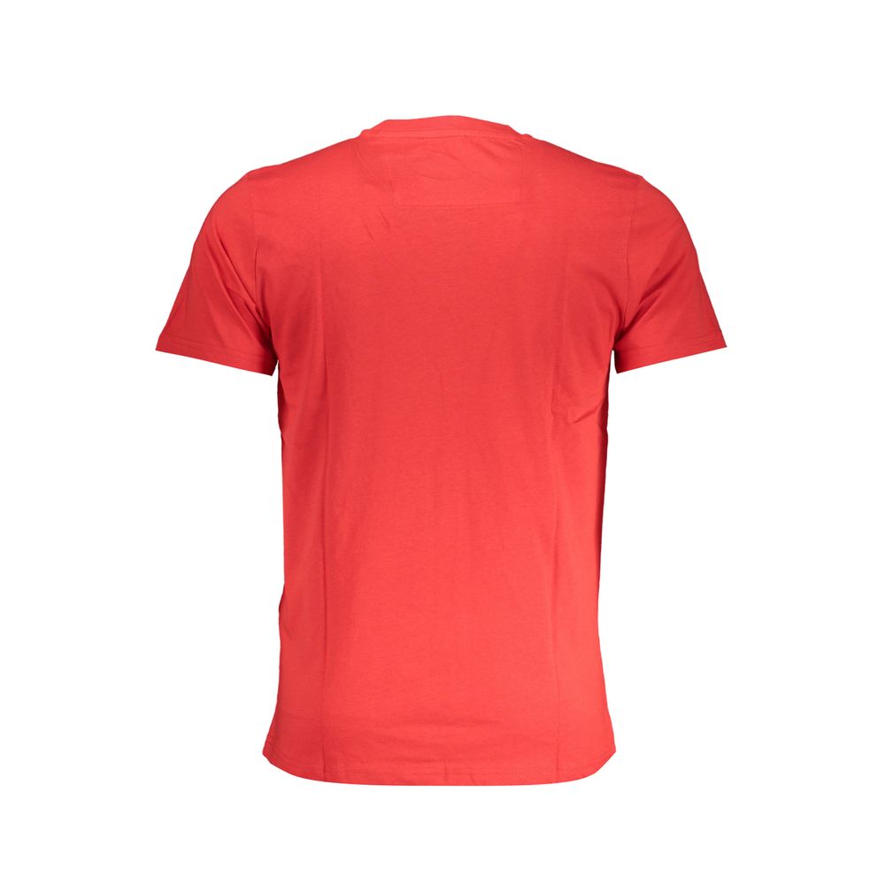 Cavalli Class Red Cotton Men's T-Shirt - Luxe Nova