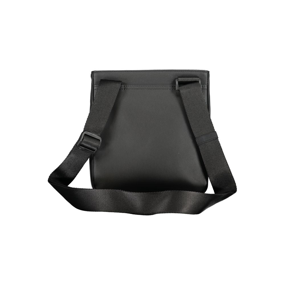 Tommy Hilfiger Black Polyurethane Men Shoulder Bag - Luxe Nova