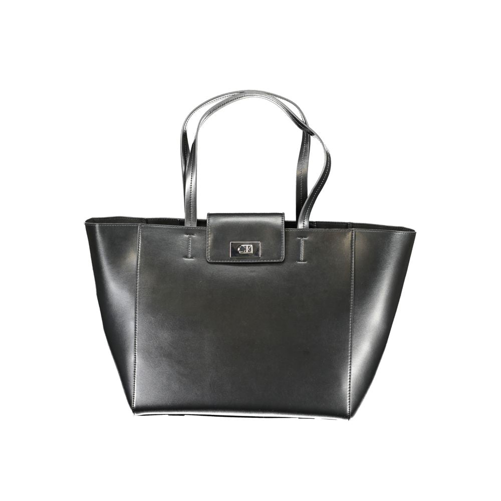 Calvin Klein Black Recycled Polyester Women Handbag - Luxe Nova