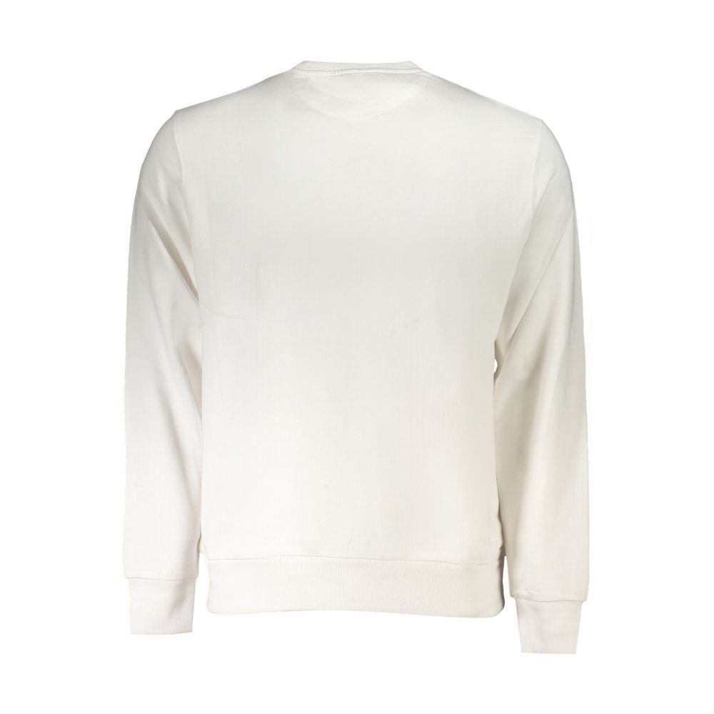 North Sails Bianco Cotton Men Sweatshirt - Luxe Nova