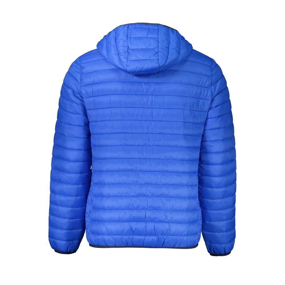 Cavalli Class Blu Poliammide Men's Jacket - Luxe Nova