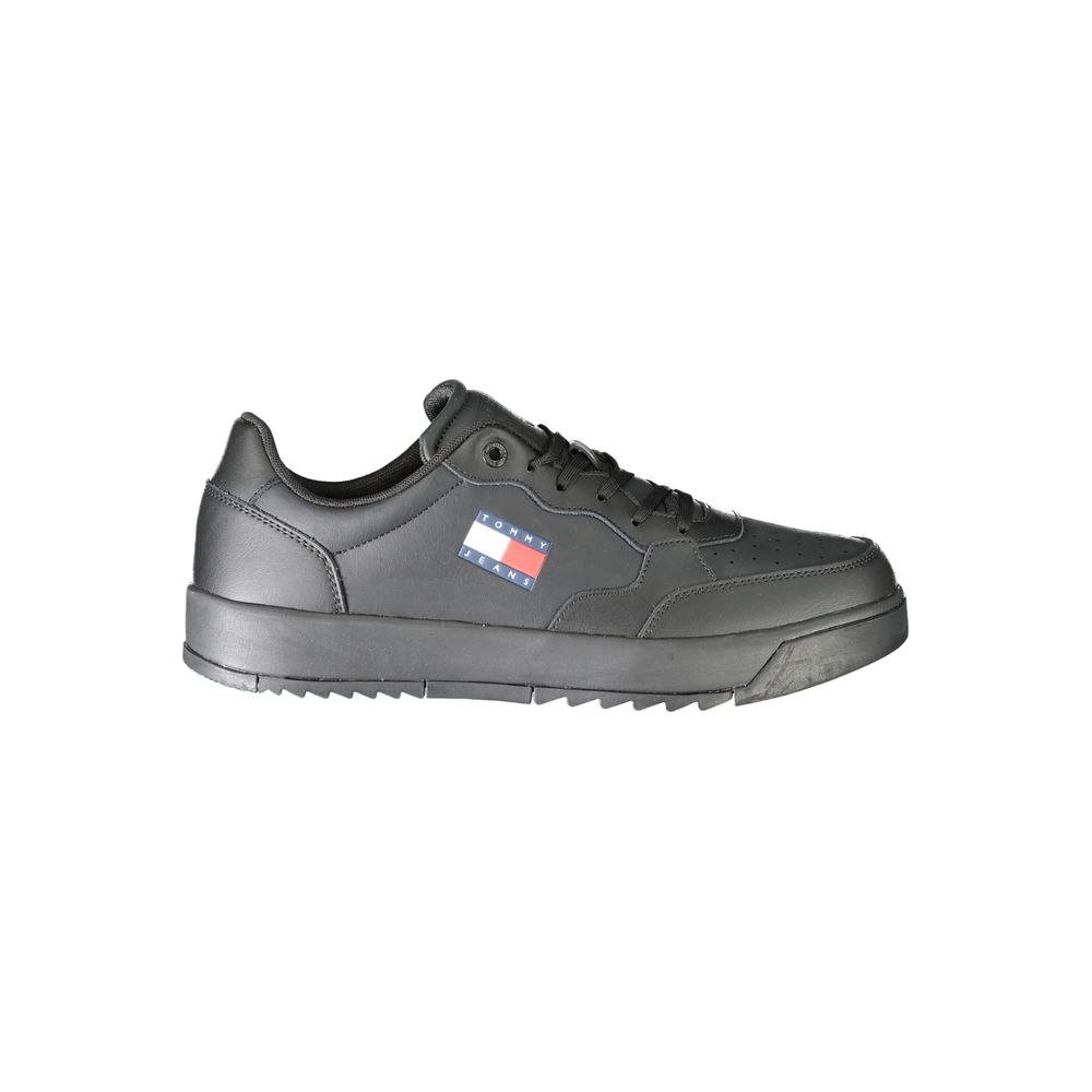 Tommy Hilfiger Nero Poliuretano Men Sneaker - Luxe Nova