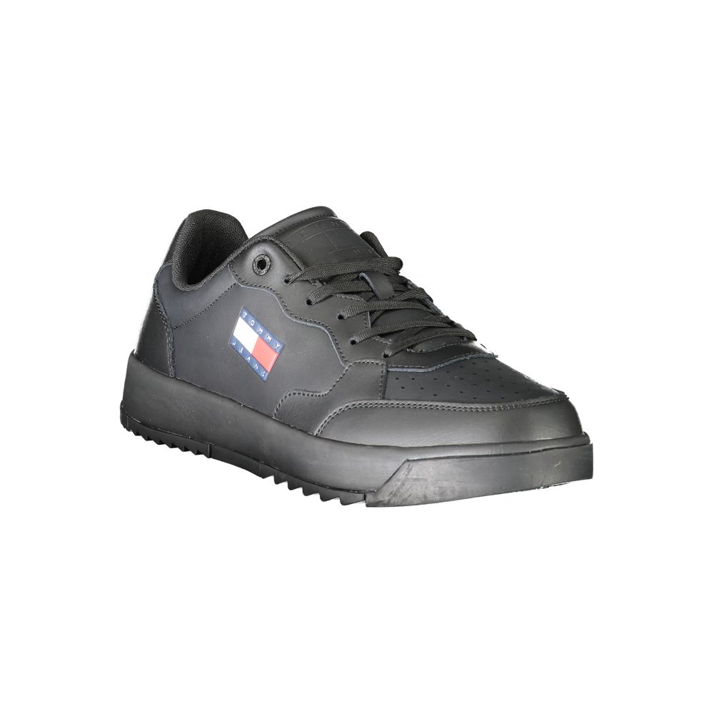 Tommy Hilfiger Nero Poliuretano Men Sneaker - Luxe Nova