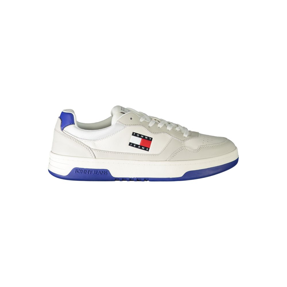 Tommy Hilfiger Bianco Polyurethane Men Sneaker - Luxe Nova