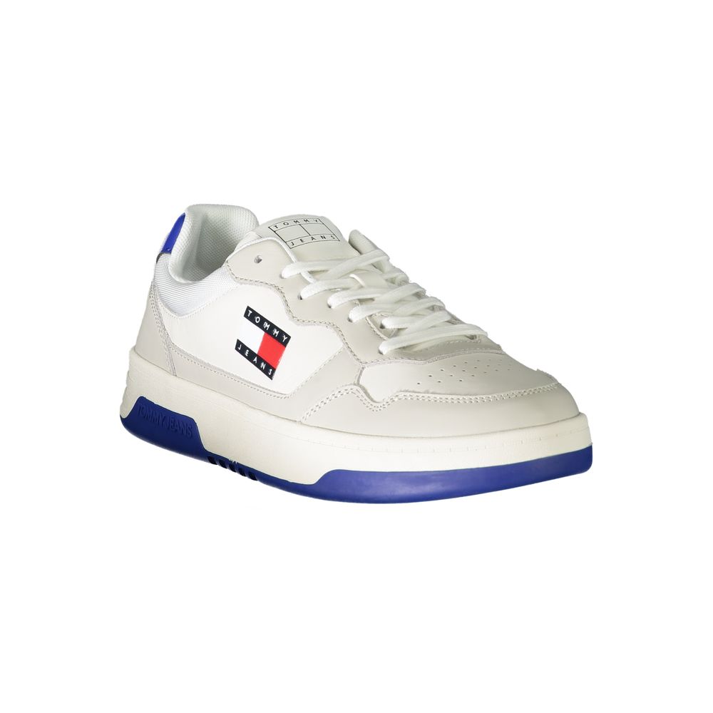 Tommy Hilfiger Bianco Polyurethane Men Sneaker - Luxe Nova
