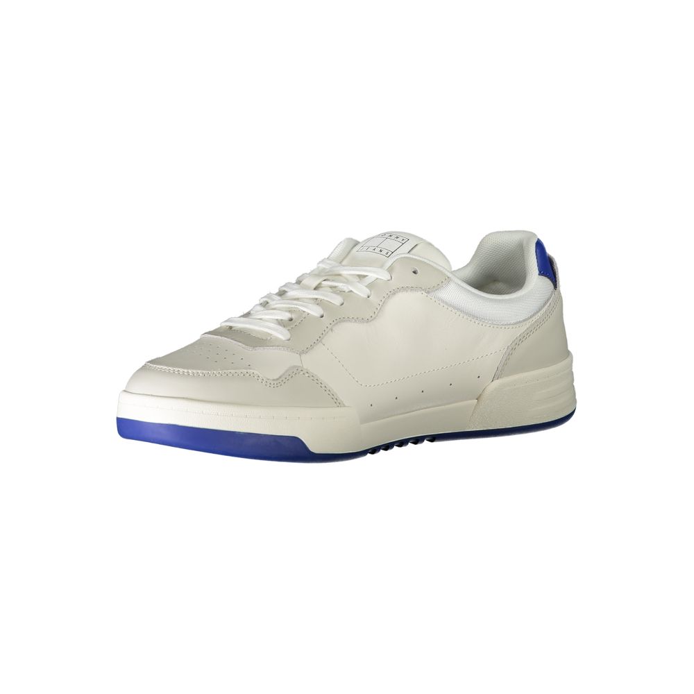 Tommy Hilfiger Bianco Polyurethane Men Sneaker - Luxe Nova