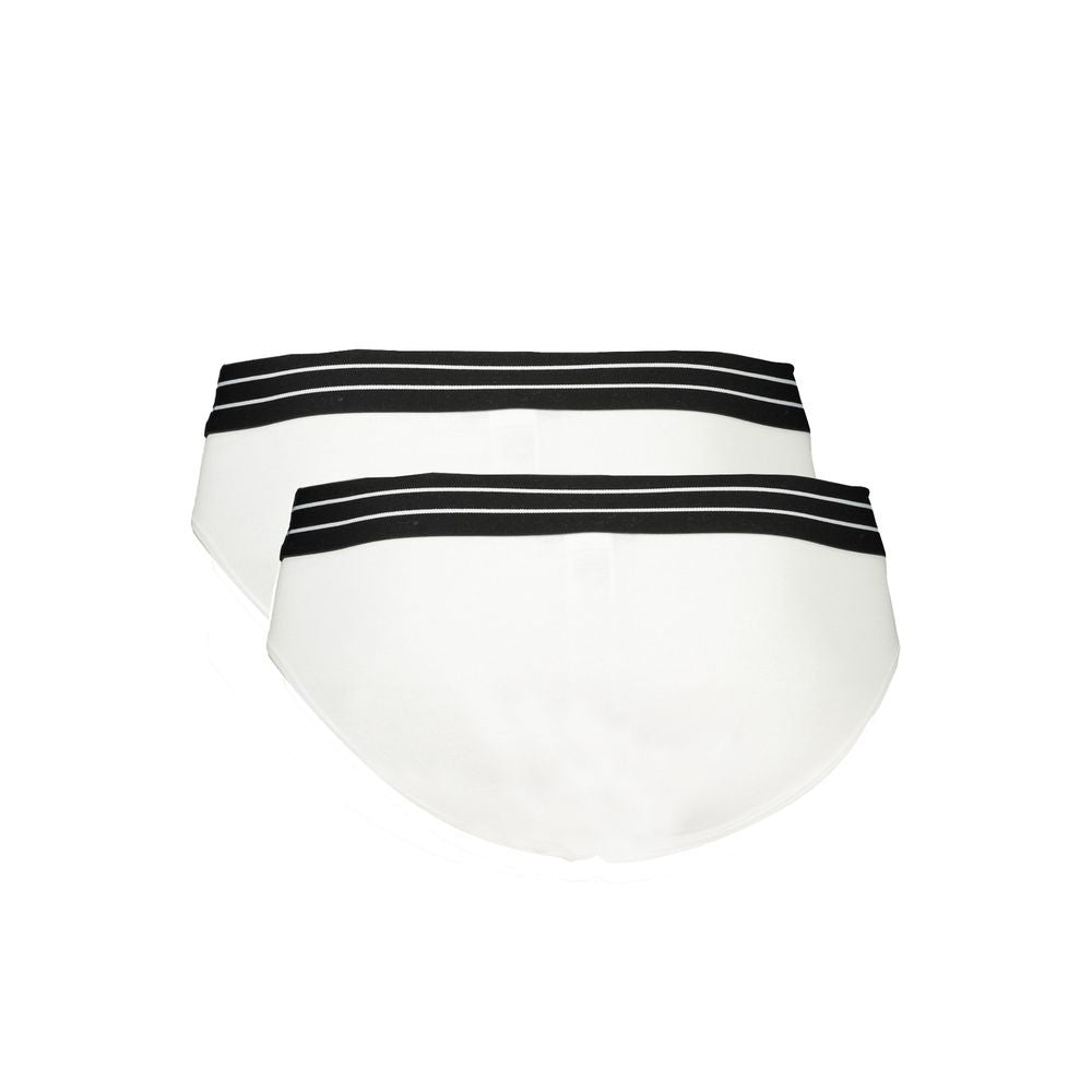 Cavalli Class White Cotton Men's Briefs - Luxe Nova