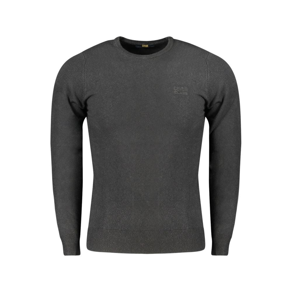 Cavalli Class Nero Viscosa Uomo Maglia - Luxe Nova