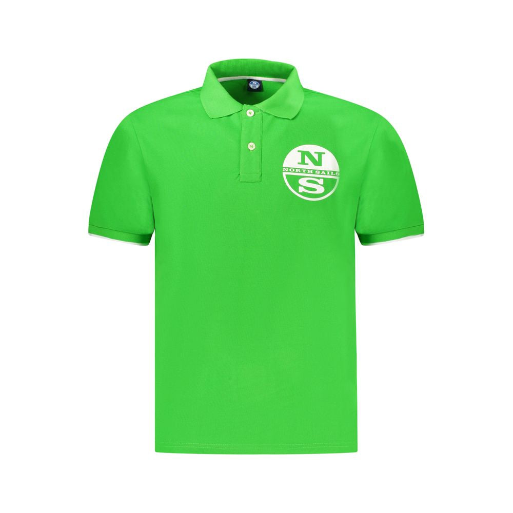 North Sails Verde Cotton Men Polo - Luxe Nova