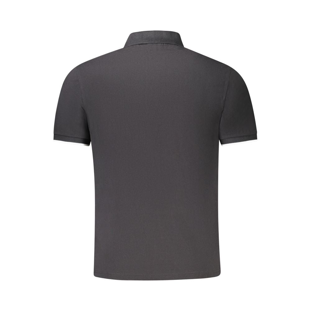 North Sails Black Cotton Men Polo - Luxe Nova