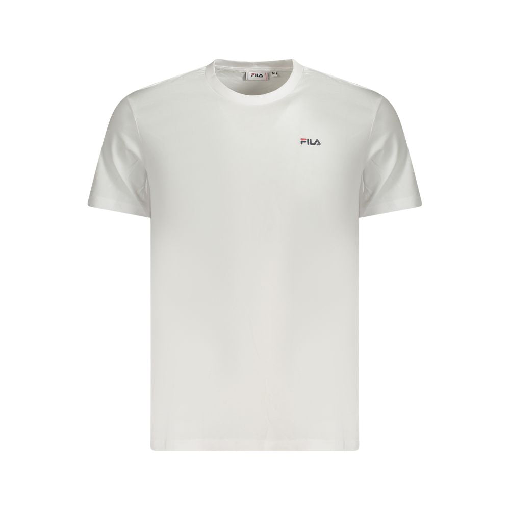 Fila White Cotton T-Shirt - Luxe Nova