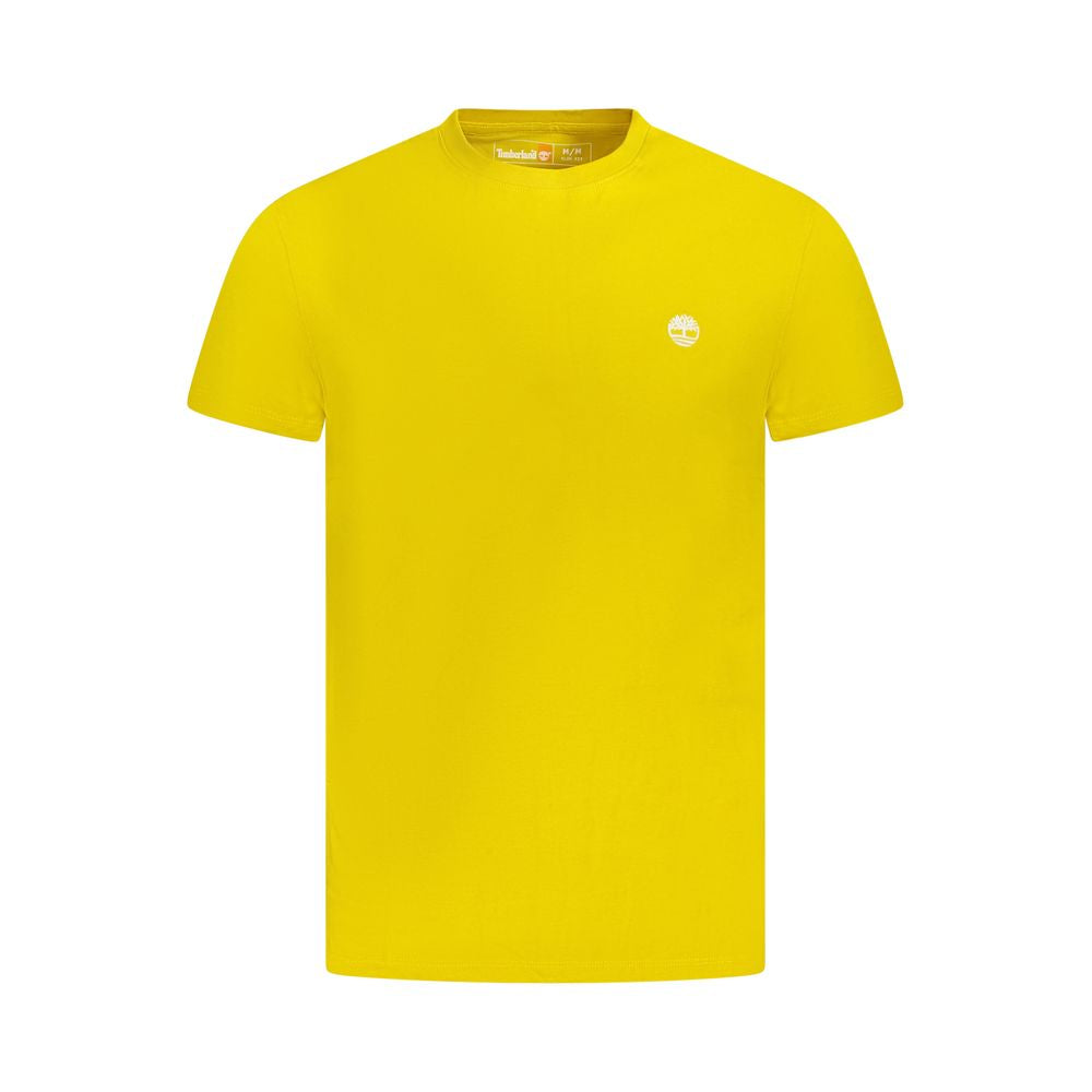 Timberland Yellow Cotton Men T-Shirt - Luxe Nova