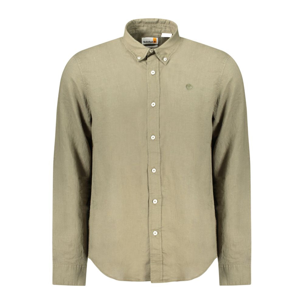 Timberland Verde Linen Men Shirt - Luxe Nova