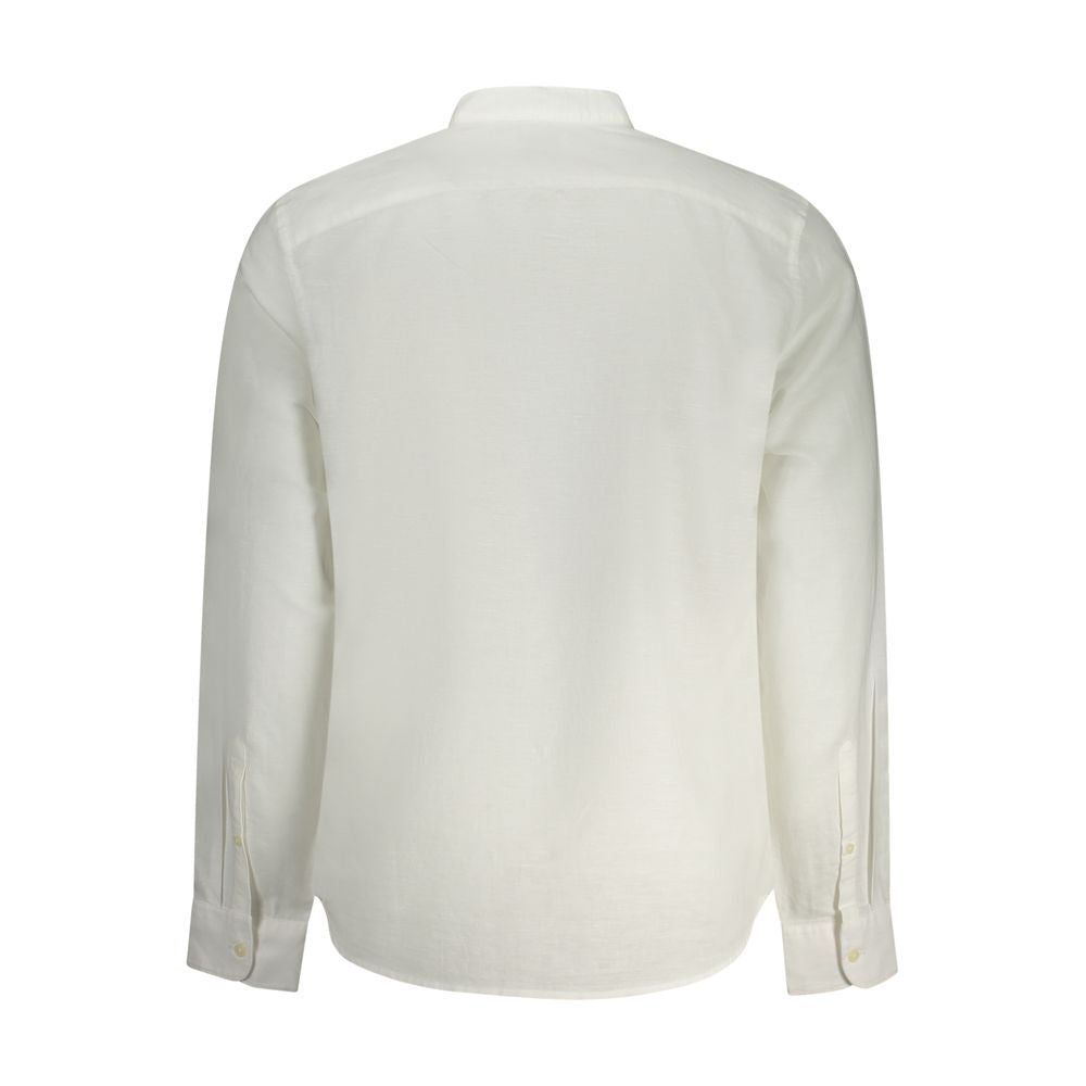 Timberland White Linen Men's Shirt - Luxe Nova