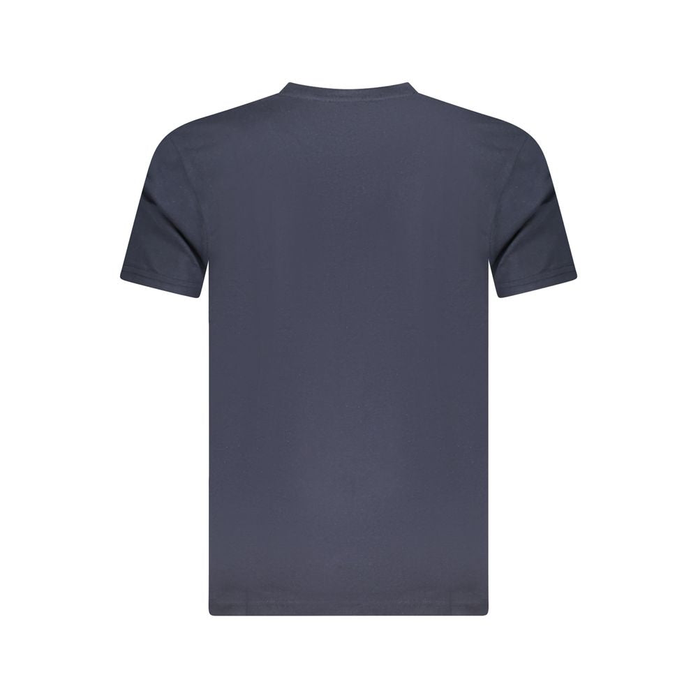 Cavalli Class Blu Cotton Men T-Shirt - Luxe Nova