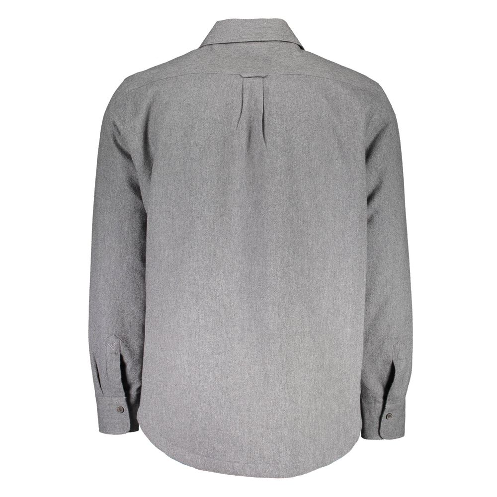 Gant Grigio Cotton Men Shirt - Luxe Nova