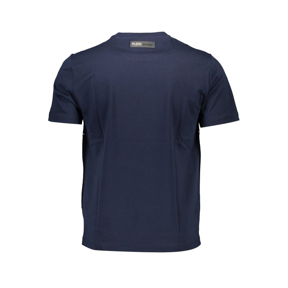 Plein Sport Blue Cotton Men's T-Shirt - Luxe Nova