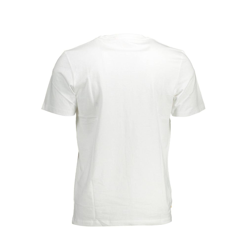 Timberland White Organic Cotton Men's T-Shirt - Luxe Nova