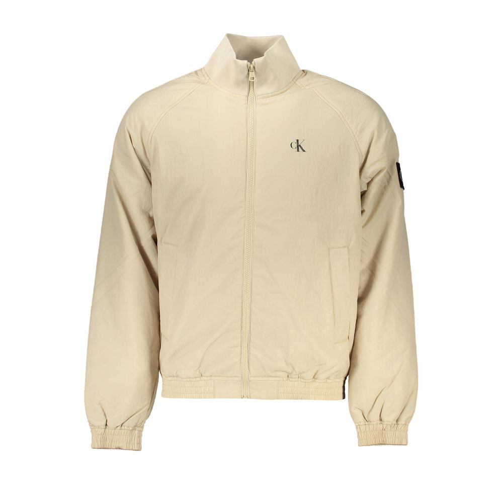 Calvin Klein Beige Polyamide Men Jacket - Luxe Nova