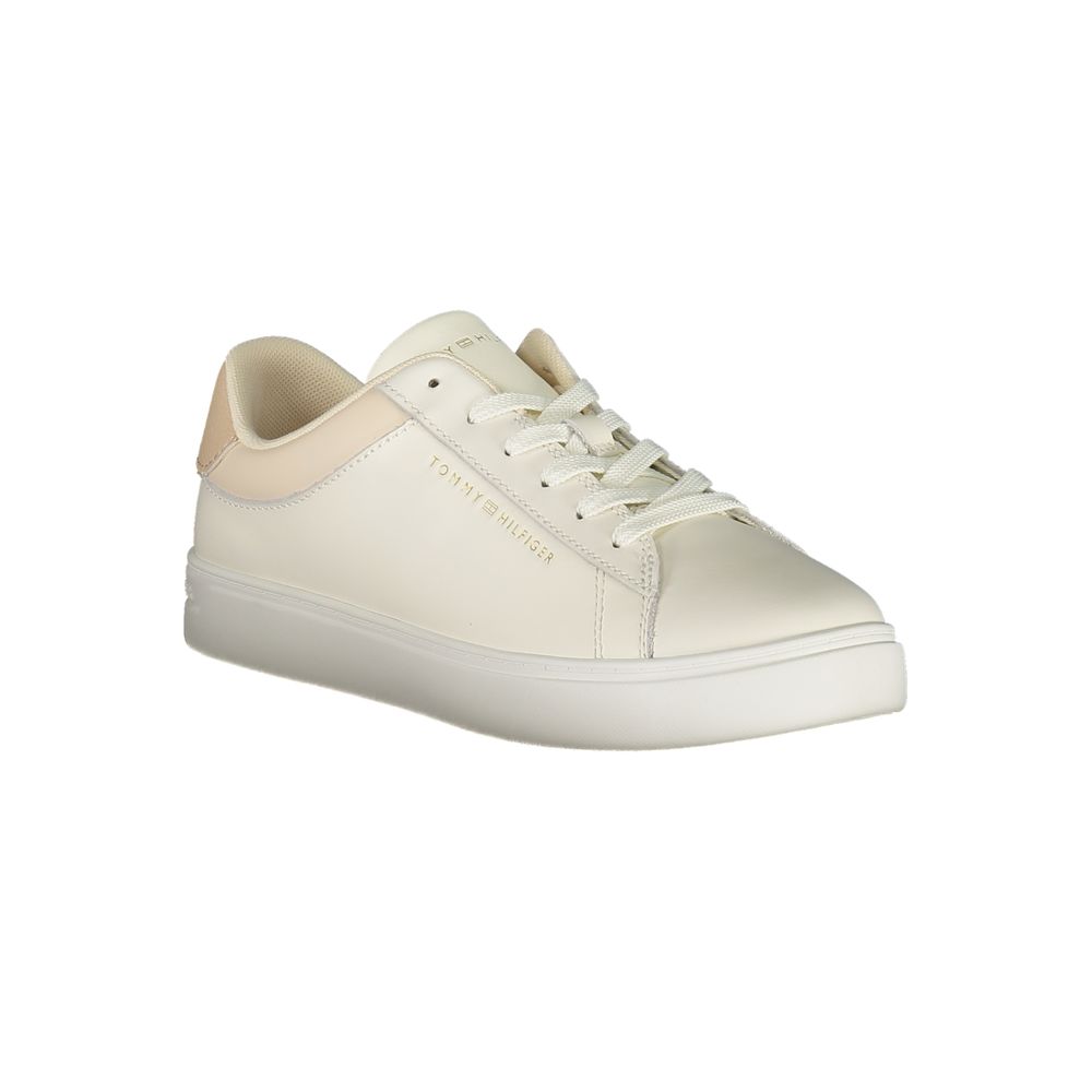 Tommy Hilfiger Beige Polyurethane Women Sneaker - Luxe Nova