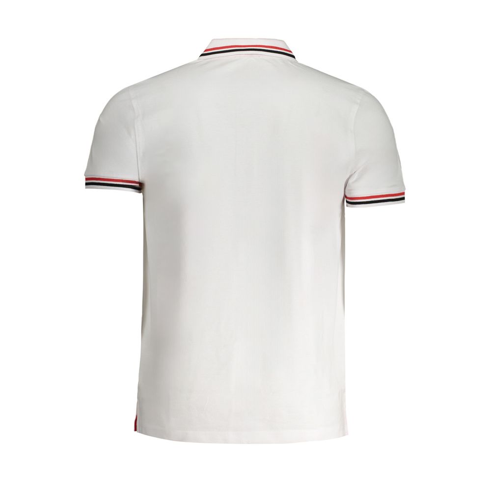 Cavalli Class Bianco Cotton Men's Polo Shirt - Luxe Nova