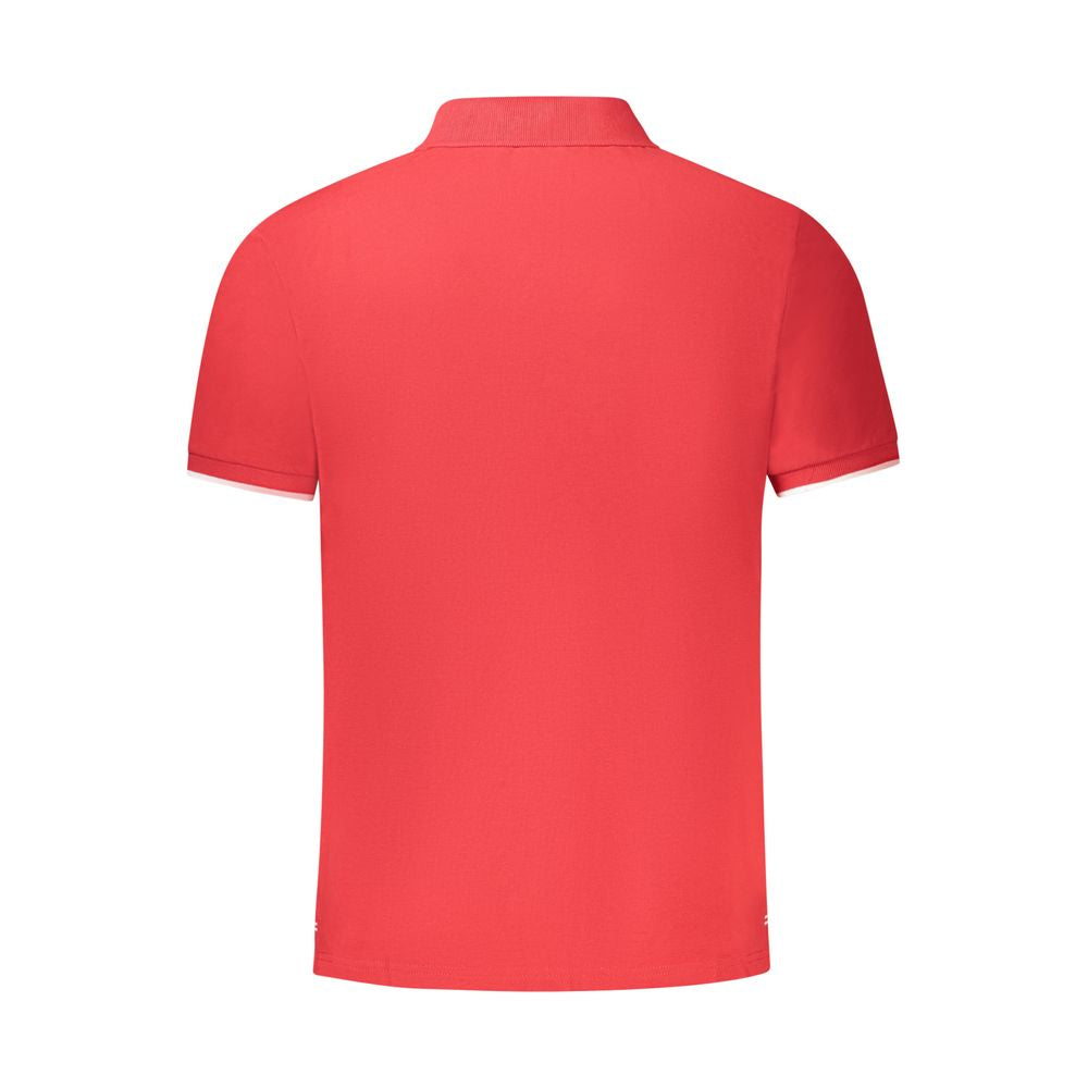 North Sails Red Cotton Men Polo - Luxe Nova