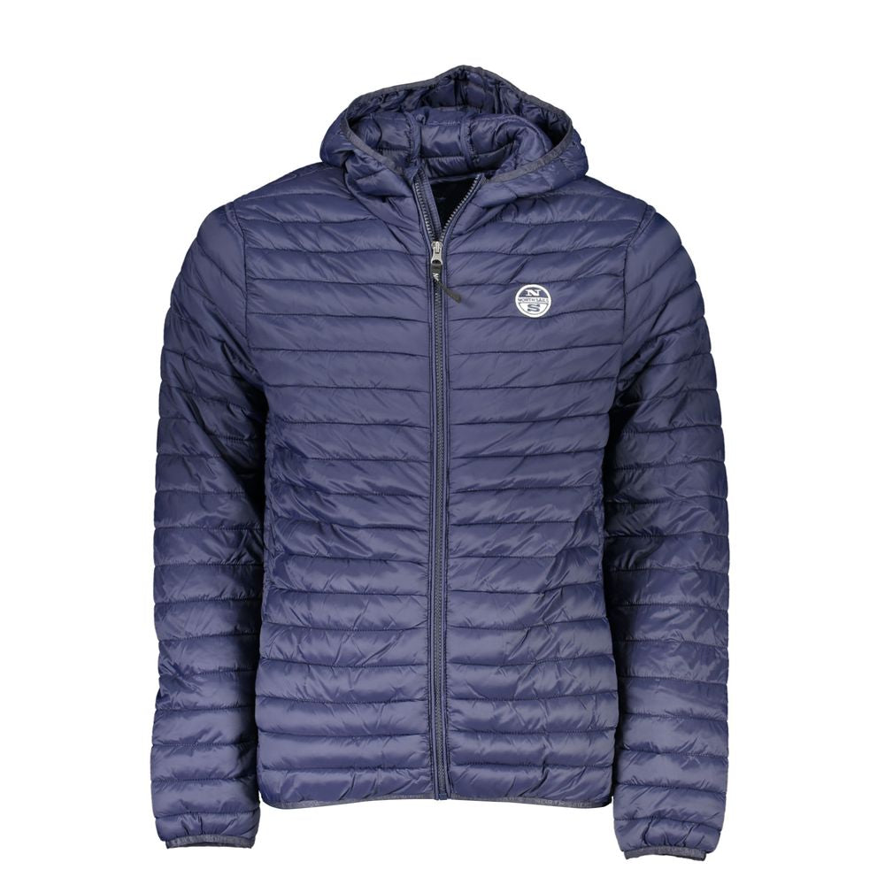 North Sails Blue Polyamide Men Jacket - Luxe Nova