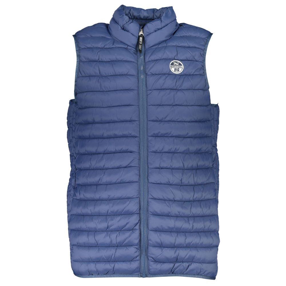 North Sails Blue Polyamide Men's Vest - Luxe Nova