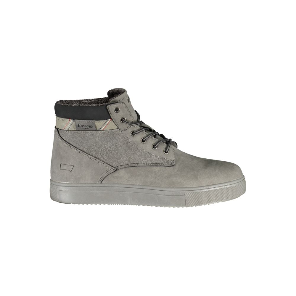 Carrera Grigio Poliuretano Men Ankle Boot - Luxe Nova