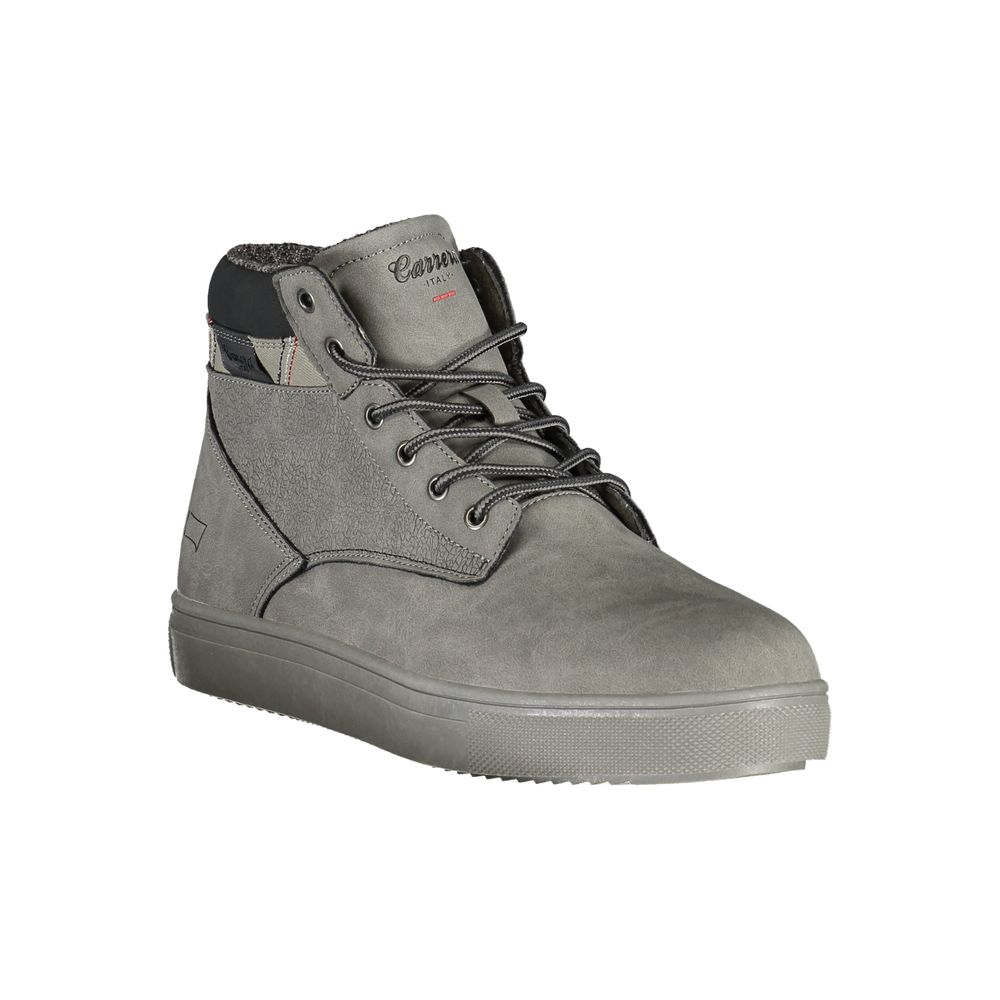 Carrera Grigio Poliuretano Men Ankle Boot - Luxe Nova