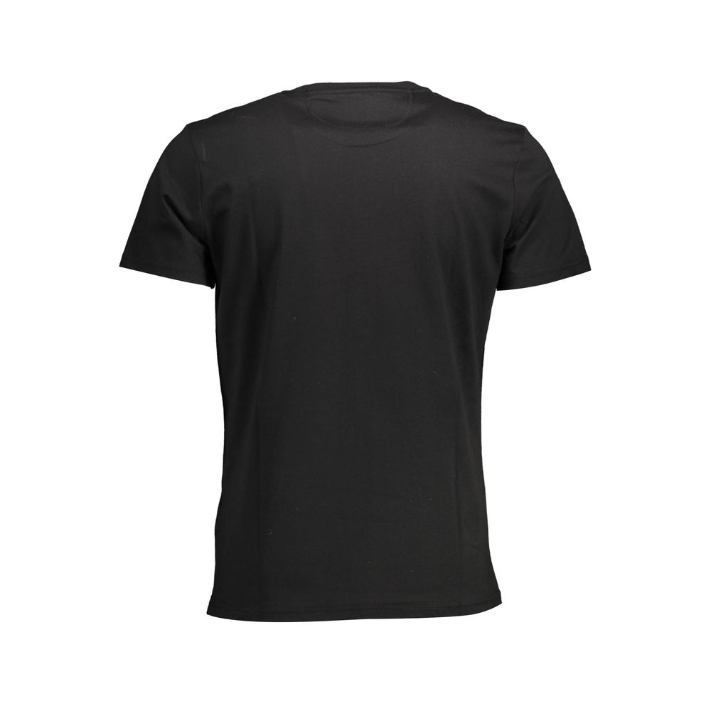 La Martina Black Cotton Men's T-Shirt - Luxe Nova