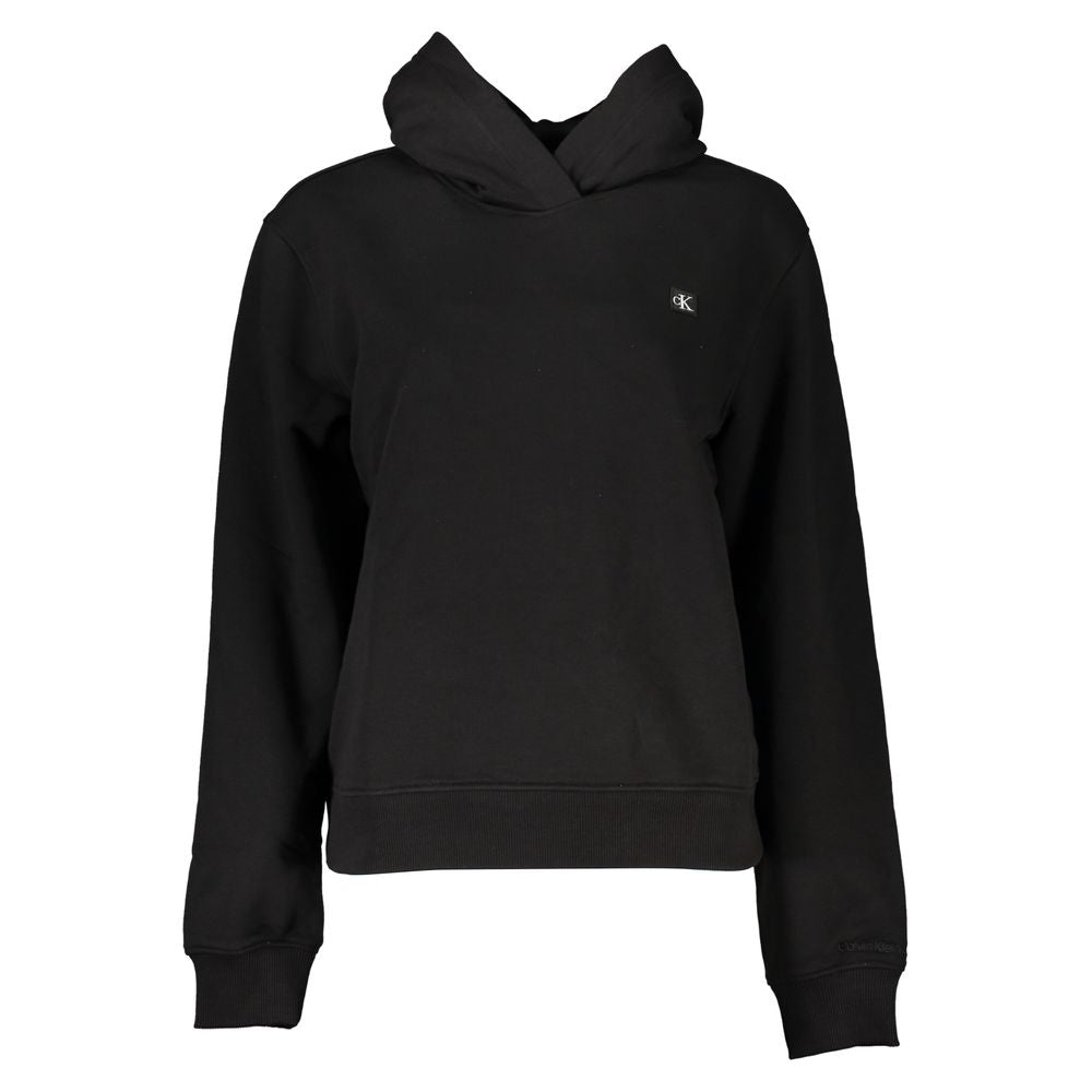 Calvin Klein Black Cotton Women's Sweatshirt - Luxe Nova