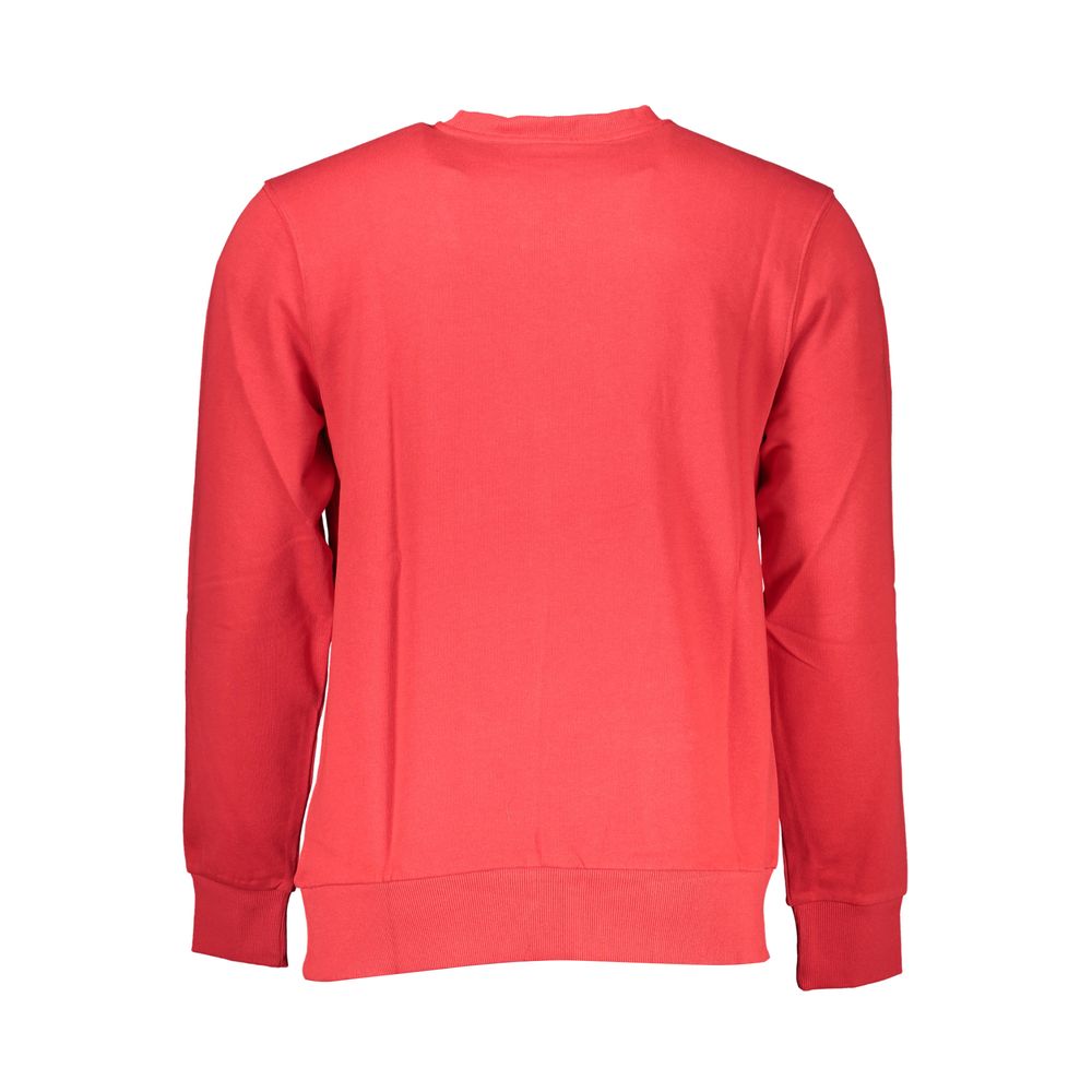 North Sails Red Cotton Men Sweatshirt - Luxe Nova