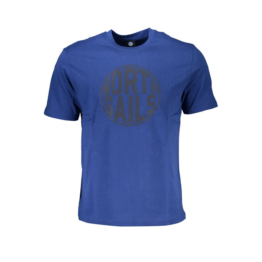 North Sails Blue Cotton Men's T-Shirt - Luxe Nova